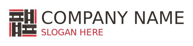 logistics logo four roads in square block