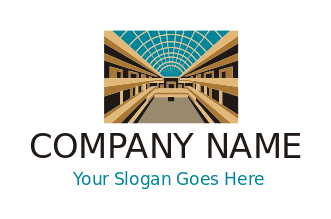 Galleria shopping mall in Houston city logo