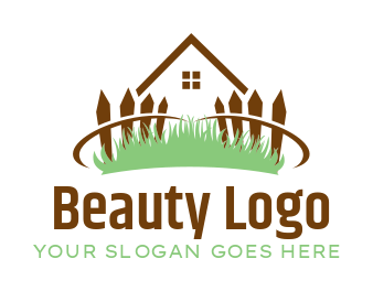 fencing logo garden and house