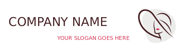 generate a fashion logo girl face with hat