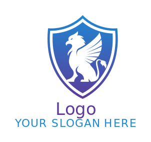 make an insurance logo lawyer griffin in shield - logodesign.net