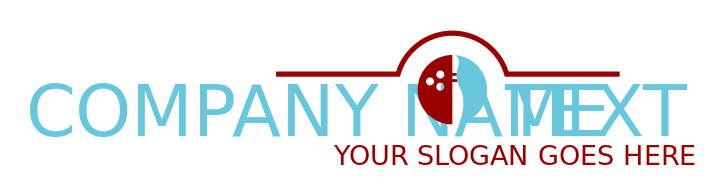 sport logo half bowling pin and ball