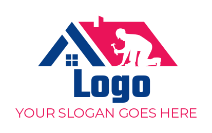 Make a Free Custom Roof Logo | LogoDesign.Net