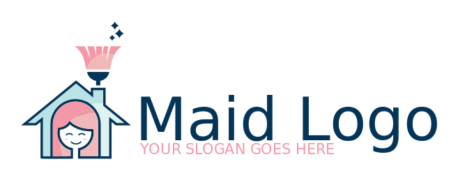 300+ Maid Logos | Free Housekeeper Logo Generator | LogoDesign.net