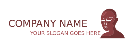 arts logo icon head and neck sculpture