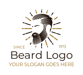 Free Beard Logos Design Your Own Beardman Logo Logodesign Net