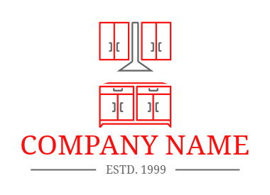 home improvement logo hood and kitchen cabinets