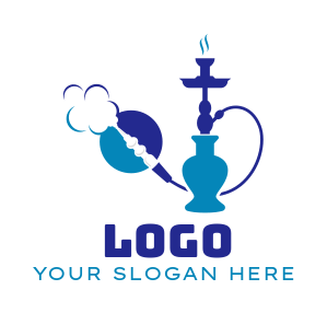 sheesha cafe logo symbol hookah smoking