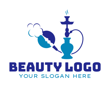 sheesha cafe logo symbol hookah smoking