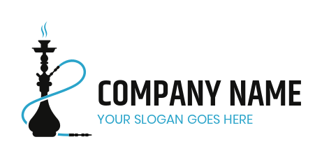 Cool Hookah Bar Logos Best Shisha Logo Creator Logodesign Net