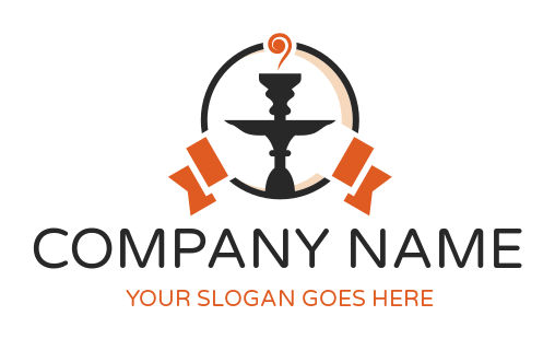 Cool Hookah Bar Logos Best Shisha Logo Creator Logodesign Net