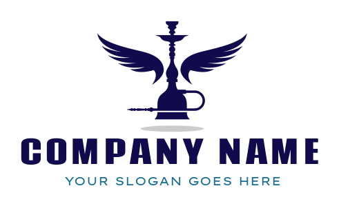 Cool Hookah Bar Logos Best Shisha Logo Creator Logodesign Net