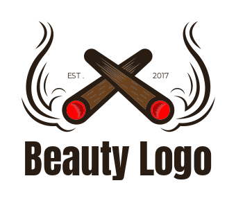 entertainment logo cigars crossed with smoke