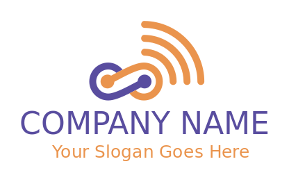 infinite icon with WiFi range 