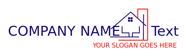 interior decor logo maker house with chimney