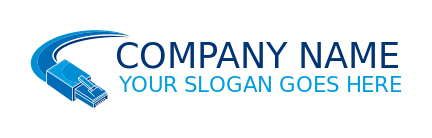 internet logo of an internet wire with swooshes