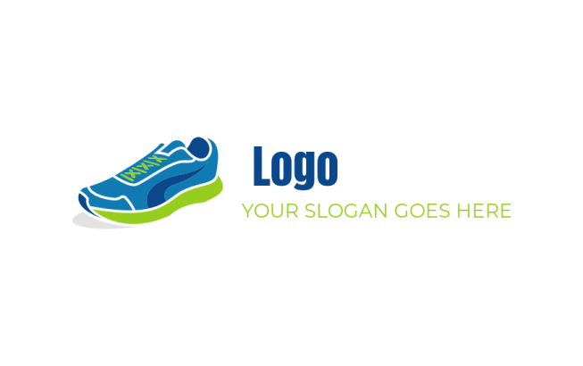 apparel logo icon jogger shoe with swoosh