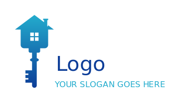 generate a property logo key merged with house