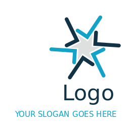 energy logo laser beams forming checkmarks