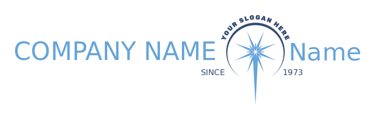 engineering logo online laser rays in crescent