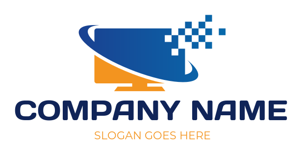 Auto mechanic logo racing car in sun