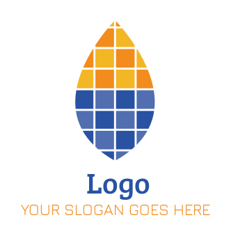Logo sample leaf shaped solar panels