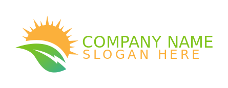 leaf with lightning bold and sun solar association logo 