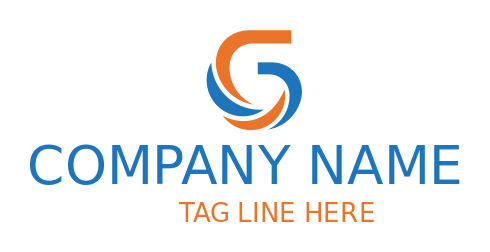 letter g in shape of swoosh