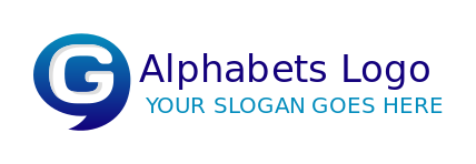 Letter G logo icon in speech bubble