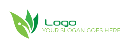 agriculture logo icon Letter I merged with leaf