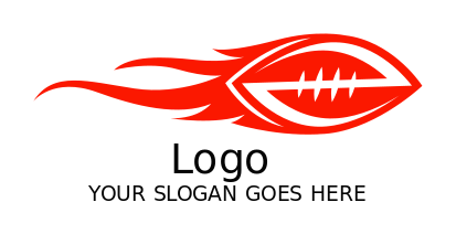 sports logo Letter Z in rugby ball with flames