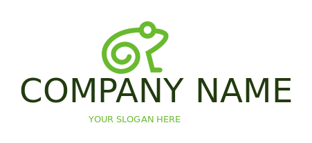 create an animal logo line art frog