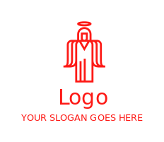 Free Angel Logo Maker Angel Wings Logos Logodesign Net