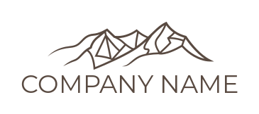 landscape logo lines forming mountain