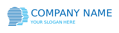 create a community logo lines in human faces - logodesign.net