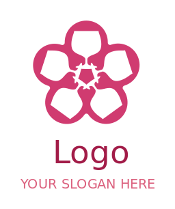 liquor store logo image glasses forming flower