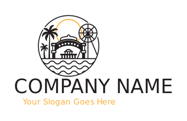 Los Angeles seaside theme park