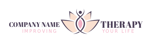 lotus flower forming abstract yoga person