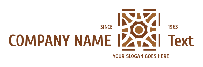 tiling contractor logo mandala in marble square 