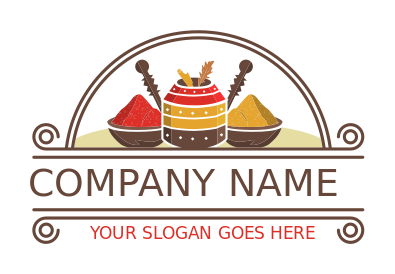 DIY Masala Logo Maker | Stunning Spice Logo Designs | LogoDesign.net