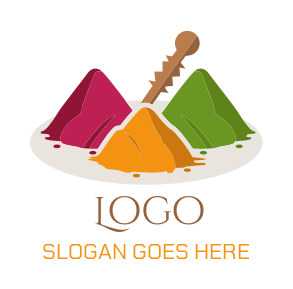 restaurant logo online masala powder