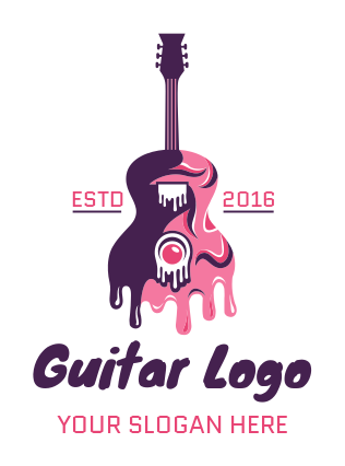 Free Guitar Logos Electric Guitar Logo Maker Logodesign Net