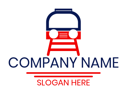transport logo minimal metro train headlights