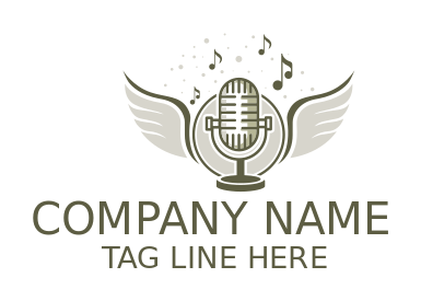 Microphone with wings