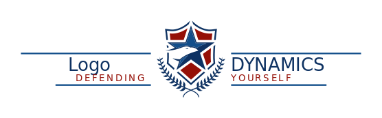 military shield with star and eagles Logo Template by