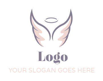 minimal angelic and halo | Logo Template by LogoDesign.net