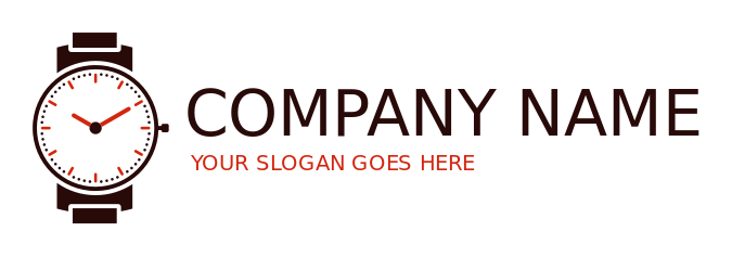 accessories logo minimal line art watch