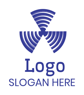 radiology logo online minimal waves