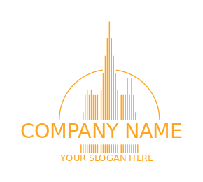 design a real estate logo minimalist building