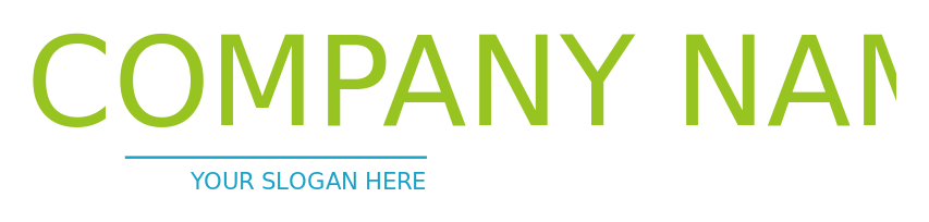 text logo online modern thin font with line